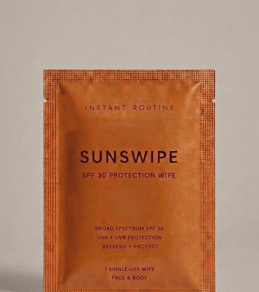 Sunswipe sachet